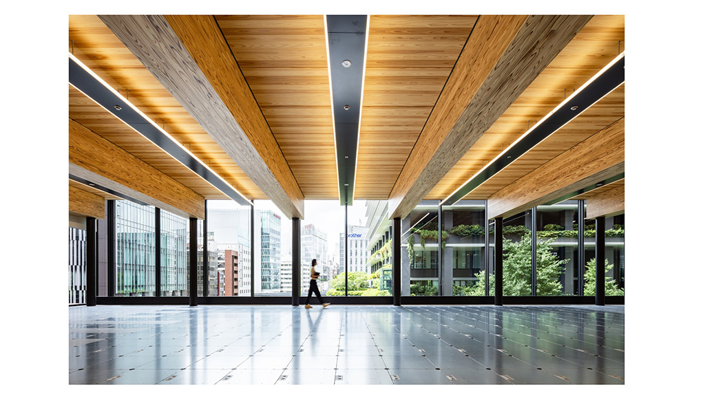 木質空間のオフィス